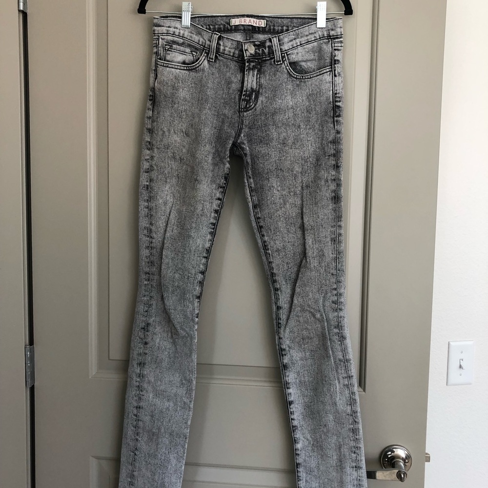 J brand (made in the USA) acid wash Jeans